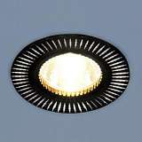 Встраиваемый светильник Elektrostandard 2003 MR16 BK/SL черный/серебро 4690389060441
