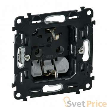 Розетка Legrand Valena Мех In Matic 16A 250V с/з безвинтовой зажим 753021