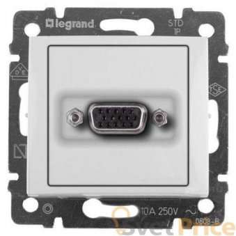 Розетка HD15 Legrand Valena белая 770083