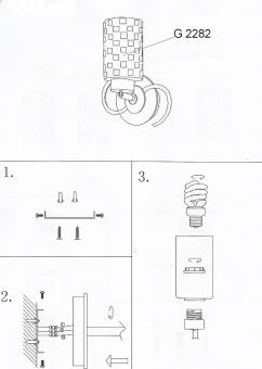 Бра Odeon Light Bila 2282/1W