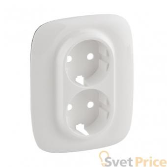 Лицевая панель Legrand Valena Allure розетки с/з белая 754955