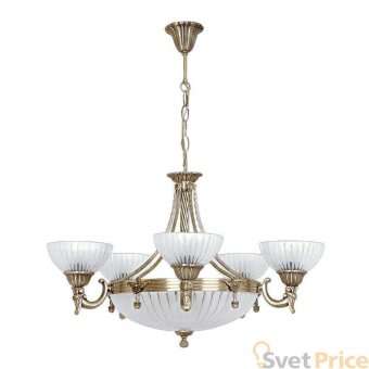 Подвесная люстра Kink Light Кристалл классика 2067/5+3 Antik