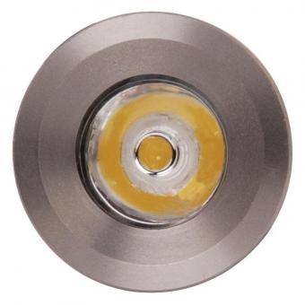 Встраиваемый светодиодный светильник Horoz Monica 1W 2700К матовый хром 016-003-0001 (HL665L)