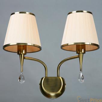 Бра Brizzi Alora MA 01625W/002 Bronze Cream