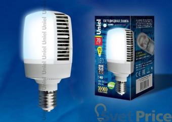 Лампа светодиодная (UL-00001812) E40 70W 6500K колба матовая LED-M105-70W/DW/E40/FR ALV02WH