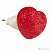Настенный светодиодный светильник (10325) Uniel DTL-309-Сердечко/Red/1LED/0,1W