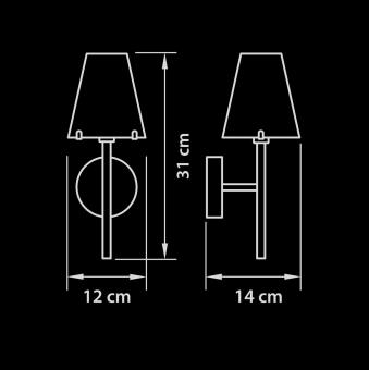 Бра Osgona Diafano 758612