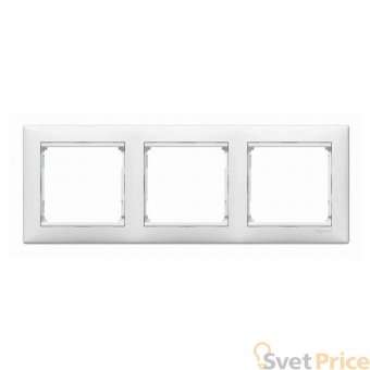 Рамка 3-постовая Legrand Valena белая 774453