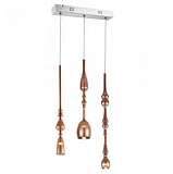 Подвесной светодиодный светильник Crystal Lux Lux L300-3 Chrome