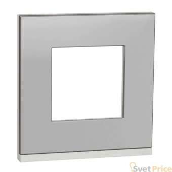 Рамка 1-постовая Schneider Electric Unica New NU600280