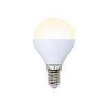 Лампа светодиодная (UL-00003826) E14 9W 3000K матовая LED-G45-9W/WW/E14/FR/NR