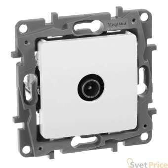 Розетка TV Звезда Legrand Etika белая 672251