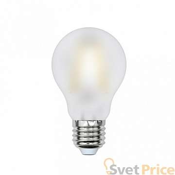 Лампа светодиодная (UL-00000304) E27 8W 3000K шар матовый LED-A60-8W/WW/E27/FR PLS02WH