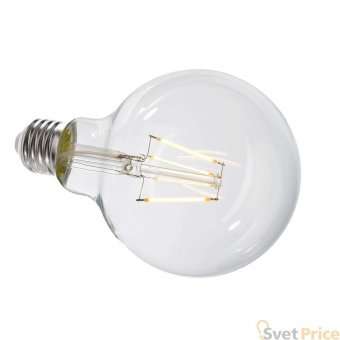 Лампа светодиодная филаментная Deko-Light e27 4,4w 2700k груша прозрачная 180058