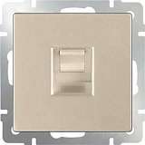 Телефонная розетка RJ-11 шампань WL11-RJ-11 4690389124525