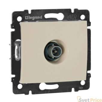 Розетка TV оконечная Legrand Valena слоновая кость 774330