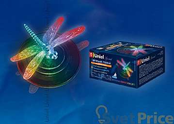 Светильник на солнечных батареях (07293) Uniel USL-S-106/PT075 Magic Dragonfly
