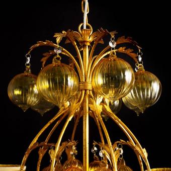 Подвесная люстра Arte Lamp Monarch A1199LM-8GO