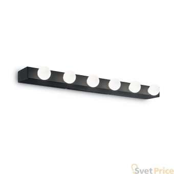 Настенный светильник Ideal Lux Prive AP6 Nero