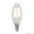 Лампа светодиодная филаментная (UL-00003245) Uniel E14 7,5W 3000K прозрачная LED-C35-7,5W/WW/E14/CL GLA01TR
