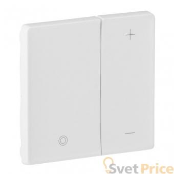Лицевая панель Legrand Valena Life светорегулятора клавишного белая 754890