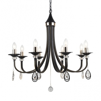 Подвесная люстра Arte Lamp Dallas A8540LM-8BK