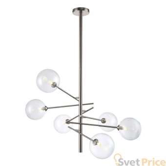 Подвесная люстра Crystal Lux MARCOS SP6 NICKEL