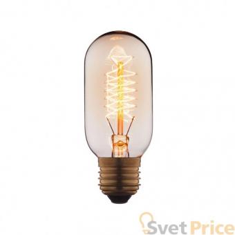 Лампа накаливания E27 40W цилиндр прозрачный 4540-S