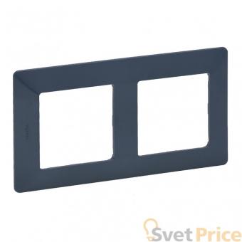 Рамка 2-постовая Legrand Valena Life Лазурь 754092