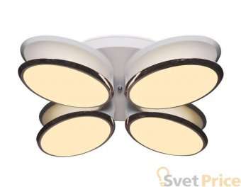 Потолочная светодиодная люстра Ambrella light Orbital Granule FG2024 WH 96W+40W D760