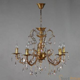 Подвесная люстра Ambiente Alicante 8888/5 AB Tear drop