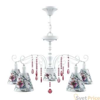 Подвесная люстра Lamp4you Provence E4-05-WM-LMP-O-13-CRL-E4-05-PK-DN