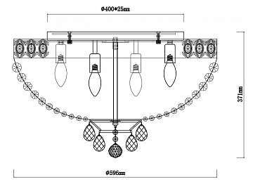 Подвесная люстра Rivoli Vittoria 1014-109