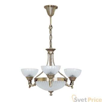 Подвесная люстра Kink Light Кристалл классика 2067/3+3 Antik