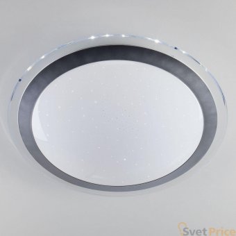 Потолочный светодиодный светильник Eurosvet Fusion 40003/1 LED матовое серебро