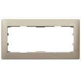 Рамка 2-модульная Legrand Galea Life для программируемых термостатов, системы домофона титан 771930