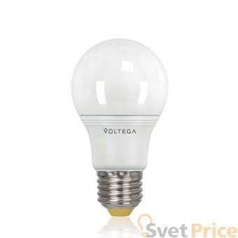 Лампа светодиодная Voltega E27 9W 2800К матовая VG2-A2E27warm9W 8343
