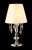 Настольная лампа Crystal Lux Mercedes LG1 Chrome/Smoke