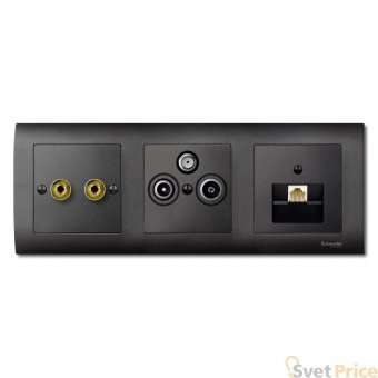 Центральная плата RJ45 Х1 Schneider Electric Merten System M MTN298314