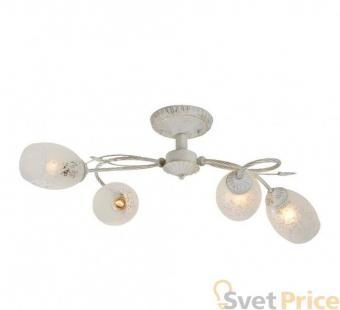 Потолочная люстра IDLamp Julia 874/4PF-Whitepatina