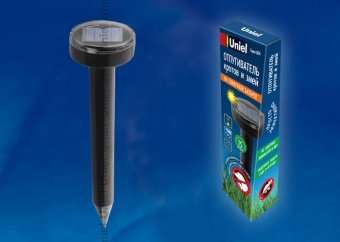 Отпугиватель кротов и змей (UL-00000852) Uniel UDR-S20 Sol Black