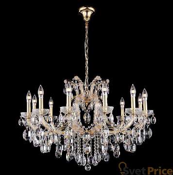 Подвесная люстра Crystal Lux Hollywood SP12 Gold