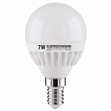 Лампа светодиодная Mini Classic E14 7W 6500K шар матовый 4690389061653