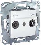 Розетка R-TV/SAT проходная Schneider Electric Unica MGU5.456.18ZD