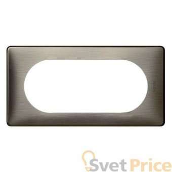 Рамка 4/5-модульная Legrand Celiane вольфрам 068975