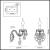 Бра Odeon Light Bocciolo 3946/1W