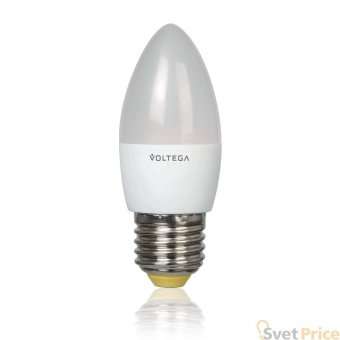 Лампа светодиодная Voltega E27 5.4W 4000К матовая VG4-C2E27cold5W 5744