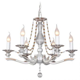 Подвесная люстра IDLamp Eloisa 259/6-Whiteplatina