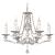 Подвесная люстра IDLamp Eloisa 259/6-Whiteplatina