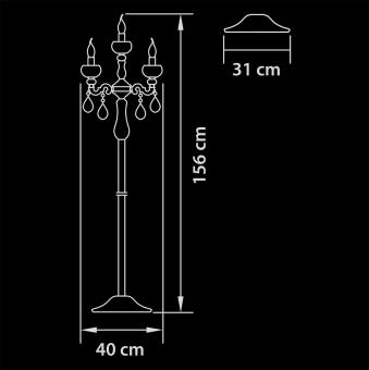Торшер Osgona Montare 787752